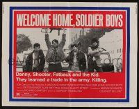 1z956 WELCOME HOME SOLDIER BOYS 1/2sh '71 Joe Don Baker, Green Berets return from Vietnam!