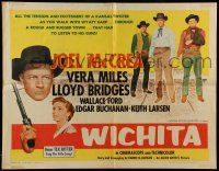 1z968 WICHITA 1/2sh R61 Joel McCrea, Lloyd Bridges & Vera Miles in Kansas!