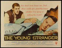 1z993 YOUNG STRANGER style A 1/2sh '57 first John Frankenheimer, troubled teen James MacArthur!