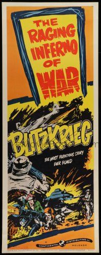 1z030 BLITZKRIEG insert '59 English documentary, incredible WWII images!