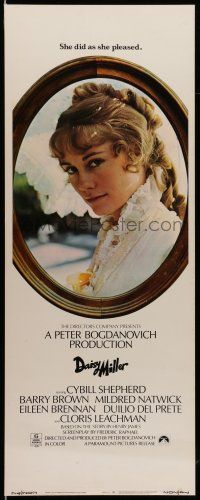 1z063 DAISY MILLER insert '74 Peter Bogdanovich directed, Cybill Shepherd portrait!