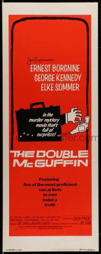 1z083 DOUBLE McGUFFIN insert '79 Ernest Borgnine, George Kennedy, really cool artwork!