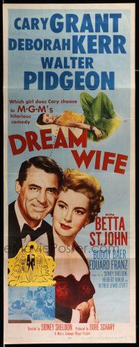 1z084 DREAM WIFE insert '53 does gay bachelor Cary Grant choose Deborah Kerr or Betta St. John!