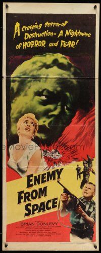 1z097 ENEMY FROM SPACE insert '57 Brian Donlevy, Quatermass II, sequel to Quatermass Xperiment!
