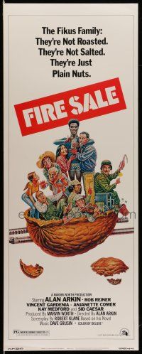 1z133 FIRE SALE insert '77 Alan Arkin, Rob Reiner, they're just plain nuts, wacky Bill Elder art!