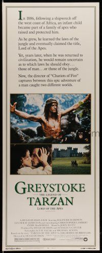 1z167 GREYSTOKE insert '83 great images of Christopher Lambert as Tarzan, Lord of the Apes!