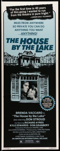 1z188 HOUSE BY THE LAKE insert '76 Don Stroud, Brenda Vaccaro, Death Weekend