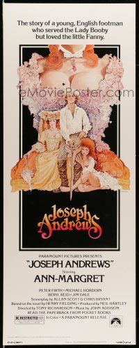 1z213 JOSEPH ANDREWS insert '77 artwork of sexy Ann-Margret & Peter Firth by Ted CoConis!