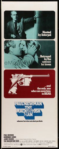 1z257 MACKINTOSH MAN insert '73 Paul Newman & Dominique Sanda kiss close up, John Huston directed!