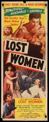 1z273 MESA OF LOST WOMEN insert '52 grown up Jackie Coogan vs super women who kissed & killed!