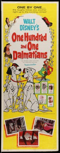1z308 ONE HUNDRED & ONE DALMATIANS insert '61 most classic Walt Disney canine family cartoon!