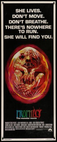 1z344 PROPHECY insert '79 John Frankenheimer, art of monster in embryo by Paul Lehr!