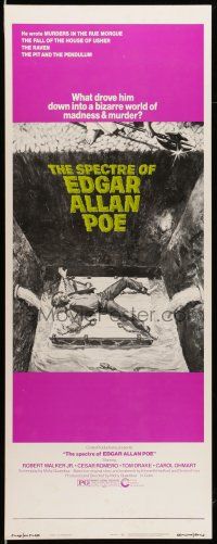 1z417 SPECTRE OF EDGAR ALLAN POE insert '74 what drove him to a bizarre world of madness & murder?