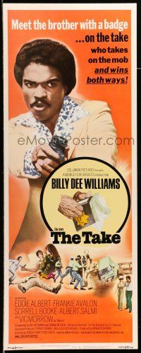1z438 TAKE insert '74 Billy Dee Williams is a brother who takes on the mob and wins both ways!