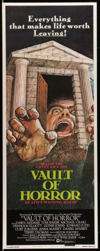 1z494 VAULT OF HORROR insert '73 Tales from Crypt sequel, cool art of death's waiting room!