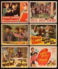 2a010 LOT OF 25 1940S RKO LOBBY CARDS '40s scenes from a variety of different movies!
