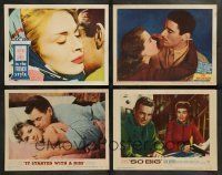 2a023 LOT OF 30 FEMALE STARS LOBBY CARDS '40s-60s great scenes with pretty lead actresses!