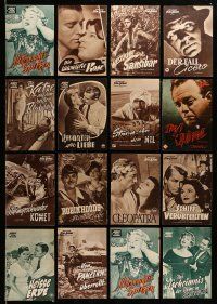 2a040 LOT OF 31 GERMAN PROGRAMS '40s-50s great images from a variety of different movies!