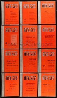 2a067 LOT OF 13 1951 MOTION PICTURE HERALD EXHIBITOR MAGAZINES '51 filled w/ movie images & info!