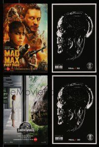 2a139 LOT OF 22 UNFOLDED MINI POSTERS '00s-10s great images from a variety of different movies!