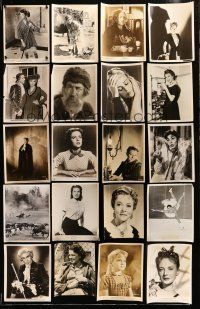 2a289 LOT OF 23 MOSTLY 1930S-50S 8X10 STILLS '30s-50s a variety of portraits & movie scenes!