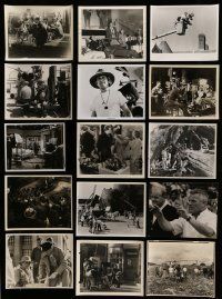2a291 LOT OF 22 CANDID MOSTLY 1920S-40S 8X10 STILLS '20s-40s great images of cast & crew on set!