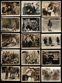 2a292 LOT OF 22 1920S-40S WESTERN 8X10 STILLS '20s-40s great cowboy action scenes & more!