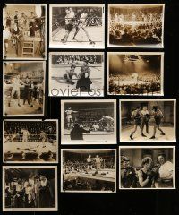 2a305 LOT OF 12 1930S BOXING 8X10 STILLS '30s great images of tough guys fighting in the ring!