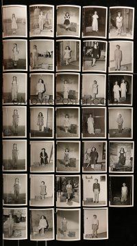 2a228 LOT OF 34 1953-54 MGM CONTINUITY WARDROBE 4X5 STILLS OF CHILD ACTORS '53-54 cool!