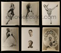 2a313 LOT OF 6 1950S ARTWORK 8X10 STILLS '50s great sexy pin-up girl images & more!