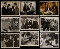 2a311 LOT OF 9 8X10 STILLS '40s-60s great scenes from a variety of different movies!