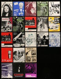 2a200 LOT OF 21 DANISH PROGRAMS '50s-60s great different images from a variety of movies!