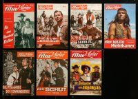 2a043 LOT OF 7 WESTERN GERMAN PROGRAMS '60s Clint Eastwood in A Fistful of Dollars +more!