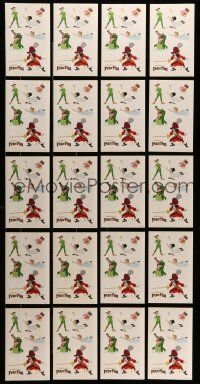 2a215 LOT OF 20 1990S PETER PAN STICKER SHEETS R90s Disney, great images of the top characters!