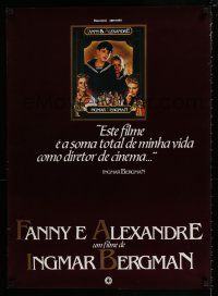 2b007 FANNY & ALEXANDER Brazilian '82 Pernilla Allwin, Bertil Guve, classic directed by Bergman!