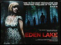 2b604 EDEN LAKE DS British quad '08 tense image of terrified Kelly Reilly being stalked!