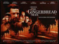 2b612 GINGERBREAD MAN DS British quad '98 Robert Altman directed, Brannagh, Robert Downey Jr.!