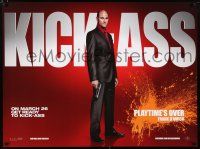 2b633 KICK-ASS teaser DS British quad '10 Mark Strong as Frank D'Amico, playtime's over!