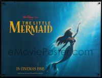 2b638 LITTLE MERMAID teaser DS British quad R98 Disney, Ariel swimming to the surface!