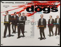 2b656 RESERVOIR DOGS DS British quad '92 Quentin Tarantino, Keitel, Buscemi, Penn, different!