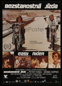 2b152 EASY RIDER Czech 12x17 R90s Peter Fonda, motorcycle biker classic directed by Dennis Hopper!
