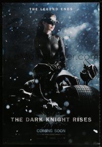 2b566 DARK KNIGHT RISES teaser English 1sh '12 Anne Hathaway as Catwoman, the legend ends!