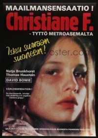 2b032 CHRISTIANE F. Finnish '81 classic German drug movie about 13 year-old drug addict/hooker!