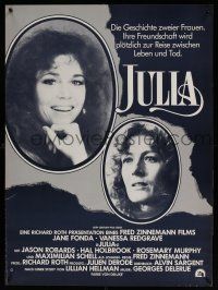2b185 JULIA German '77 different images of Jane Fonda & Vanessa Redgrave!