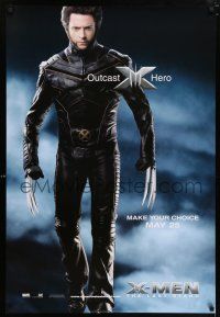 2b138 X-MEN: THE LAST STAND teaser DS Singapore '06 Marvel Comics, Hugh Jackman as Wolverine!