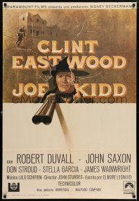 2b260 JOE KIDD Spanish '72 John Sturges, if you're looking for trouble, he's Clint Eastwood!