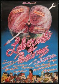 2b261 LABYRINTH OF PASSION Spanish '82 Pedro Almodovar's Laberinto de pasiones, sexy Zulueta art!