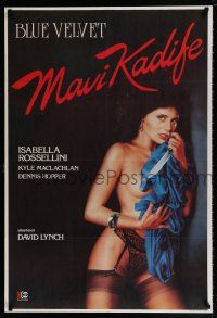 2b338 BLUE VELVET Turkish '88 directed by David Lynch, wild art of super sexy Isabella Rossellini!