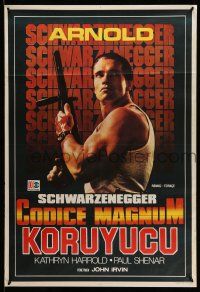 2b370 RAW DEAL Turkish '87 image of tough guy Arnold Schwarzenegger!