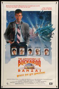 2c020 ADVENTURES OF BUCKAROO BANZAI 1sh '84 Peter Weller science fiction thriller!